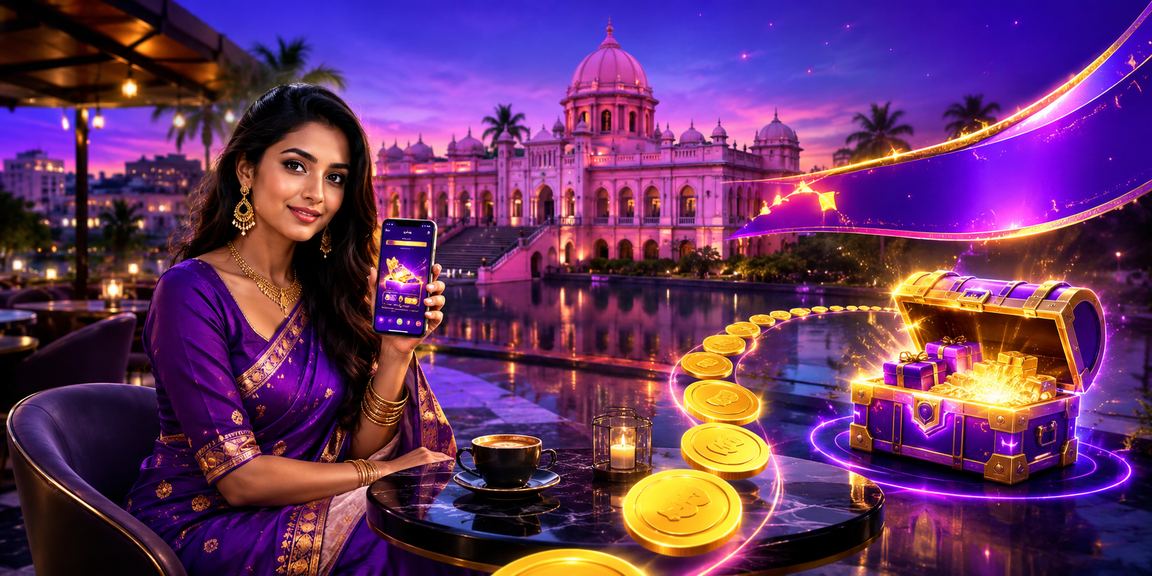 ঢাকায় নিয়নে আলোকিত পরিবেশে মোবাইল ক্যাসিনো